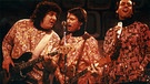 Bruno Jonas (rechts) mit zwei Sängern der "Thunderbirds" | Bild: BR/Tellux-Film