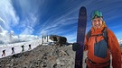 Ulli Steiner, Bergmensch Staffel 12, vor dem Gipfel des Psiloritis auf Kreta (Montage) | Bild: BR/Bayer, Trischler