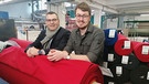 Paulus und Maximilian Mehler in ihrer Tuchfabrik | Bild: BR / Jürgen Neumann