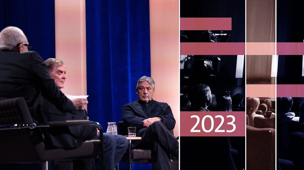 Gespräche gegen das Vergessen 2023 - Andreas Bönte, Romani Rose, Zeitzeugen Christian Pfeil | Bild: BR / Anna Hunger