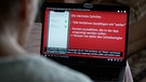 Display einen Laptops | Bild: Bayerischer Rundfunk 2024