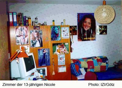 Zimmer der 13-jhrigen Nicole